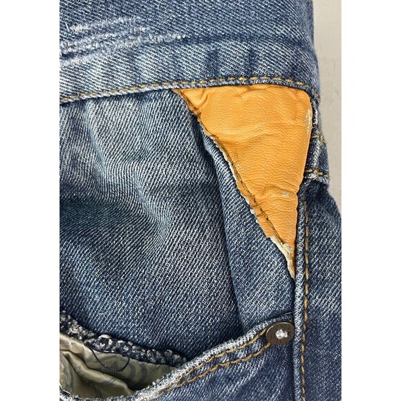 O.G Jeans Men's Size  34 X 32 Distressed Blue Denim Pants - Picture 9 of 11